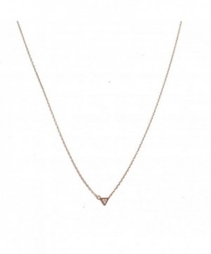 HONEYCAT Triangle Necklace Minimalist Delicate