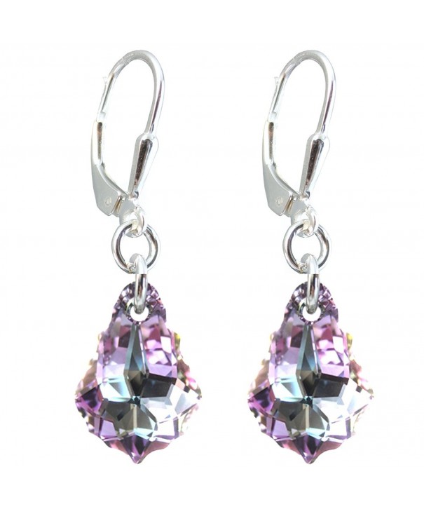 Tear drop Earrings Swarovski Elements Lever back