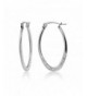 Stainless Steel Crystal 25mm Earrings