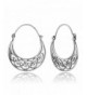 Oxidized Sterling Silver Celtic Earrings
