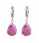 Exquisite Plated Eardrop Crystal Earring