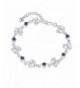 BUYBUYMALL Beautiful Butterfly Amethyst Bracelet