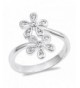 White Plumeria Flower Sterling Silver