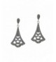 Sterling Silver Chandelier Earrings Marcasit