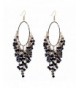 KAYMEN Drooping Crystals Statement Earrings