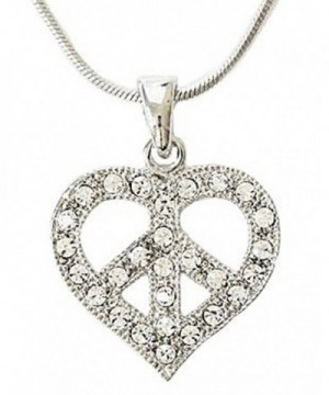 Silver Crystal Symbol Necklace Jewelry