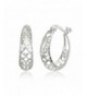 LOVVE Sterling Polished Filigree Earrings