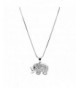 chelseachicNYC Crystal Raised Elephant Necklace