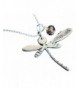 Dragonfly Sassenach Necklace Pewter Plated Stainless