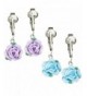 Beautiful Earrings Girls Handcrafted Flowers Clip