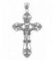 Sterling Silver Inri Crucifix Pendant