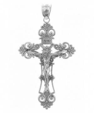 Sterling Silver Inri Crucifix Pendant