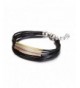 Wistic Stainless Multilayer Leather Bracelet