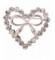 YAZILIND Jewelry Heart Zirconia Brooches