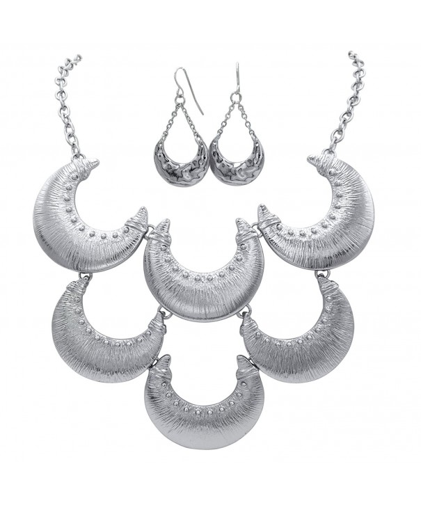 Abstract Statement Boutique Necklace Earrings