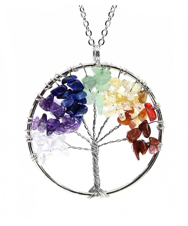 Eamaott Necklace Rainbow Pendant Handmade