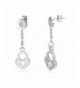 Stainless Steel Heart Padlock Earrings