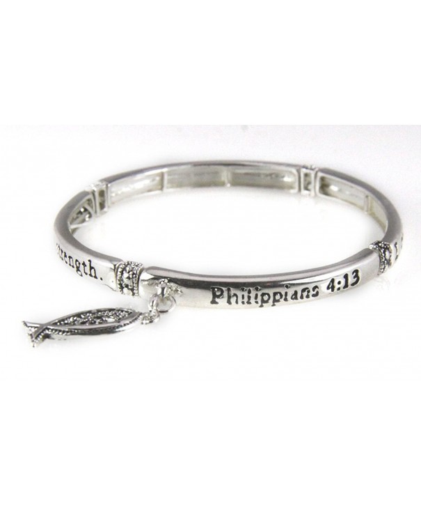 4030889 Philippians Stretch Bracelet Scripture