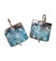 Sea Turtle Earrings Verdigris Patina