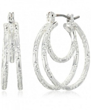 Napier Attraction Silver Tone Petite Earrings