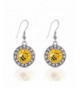 Circle Earrings French Crystal Rhinestones