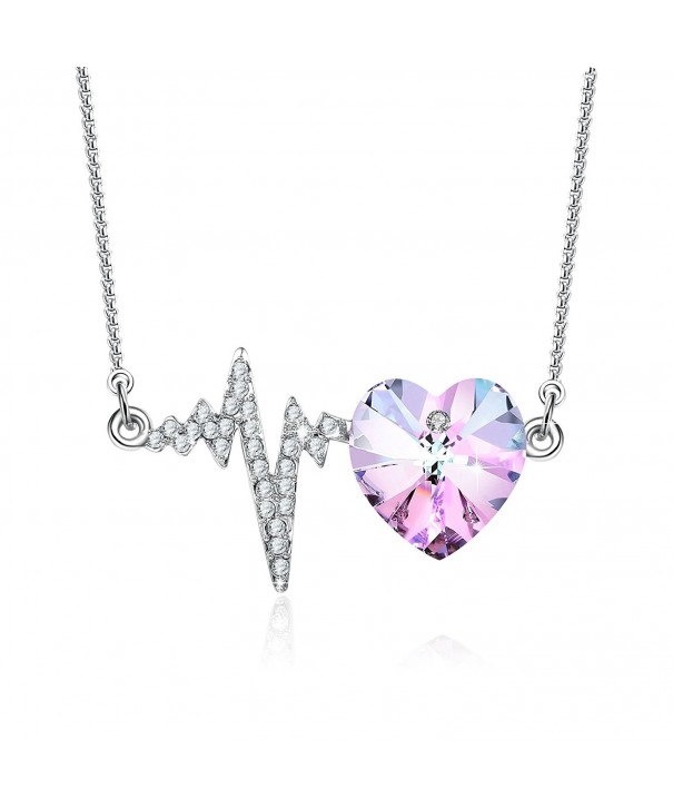 Necklace Swarovski Heartbeat Anniversary Girlfriend