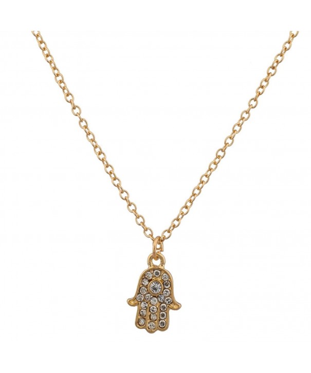 Lux Accessories Delicate Pendant Necklace