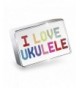 Floating Ukulele Colorful Lockets Neonblond