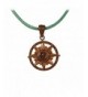 Nautical Compass Pendant Adjustable Necklace