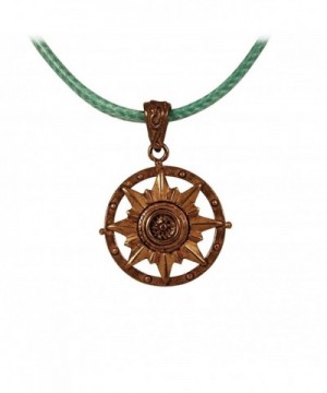 Nautical Compass Pendant Adjustable Necklace