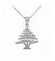 Polished Sterling Silver Pendant Necklace