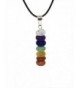 Stone Chakra Necklace Natural Pendent