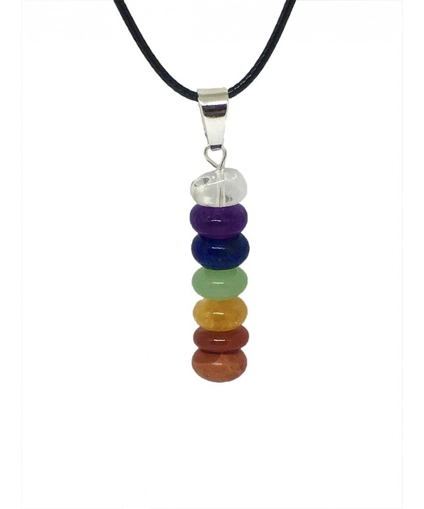 Stone Chakra Necklace Natural Pendent