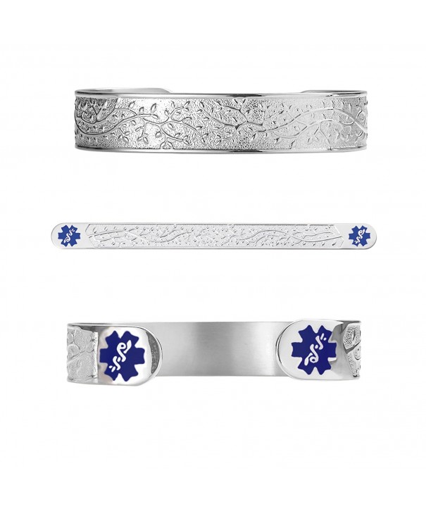 Divoti Engraved Filigree Medical Bracelet