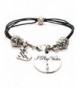 Violin Black Pewter Beaded Bracelet