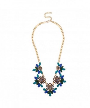 Lux Accessories Synthetic Turquoise Statement