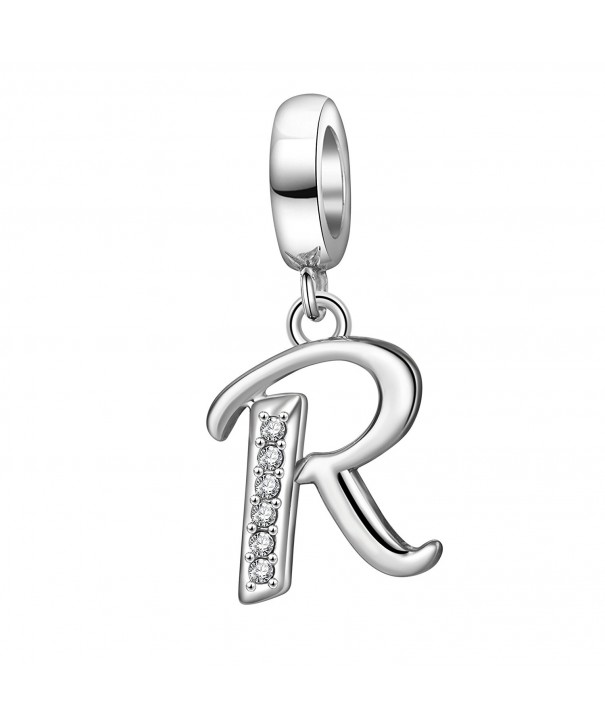 Alphabet Sterling Initial Bracelet Necklace