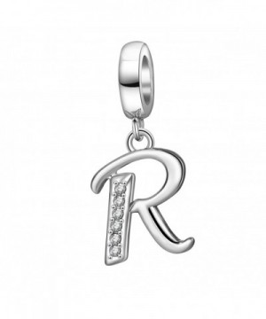 Alphabet Sterling Initial Bracelet Necklace