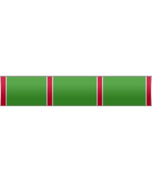 Green stripes Silver Citation Pin