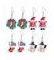 Zhenhui Christmas Earrings Stockings Thanksgiving