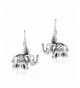 Royal Elephant Sterling Silver Earrings