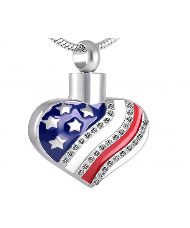 Lacetas Keepsakes American Necklace Cremation