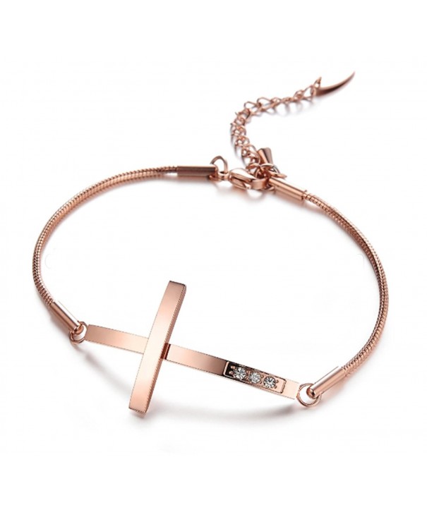 Cross Bangle Bracelet Christian Valentine