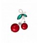 CHUYUN Rhinestone Enamel Cherries Brooch