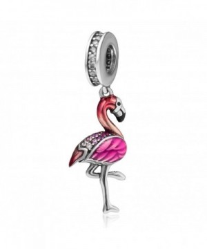 Sterling Silver Pendant Bracelets Flamingo