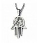 Fatima Pendant Necklace Stainless Inches