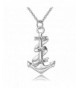 Anchor Necklace Nautical Sterling Pendant