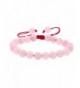 Pink Simulated Jade Beaded Bracelet