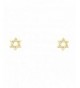 Yellow Jewish Earrings David Diamond