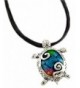 DianaL Boutique Pendant Necklace Enameled